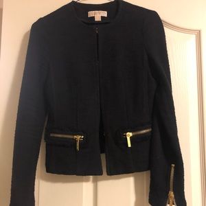 Michael Kors black cotton jacket